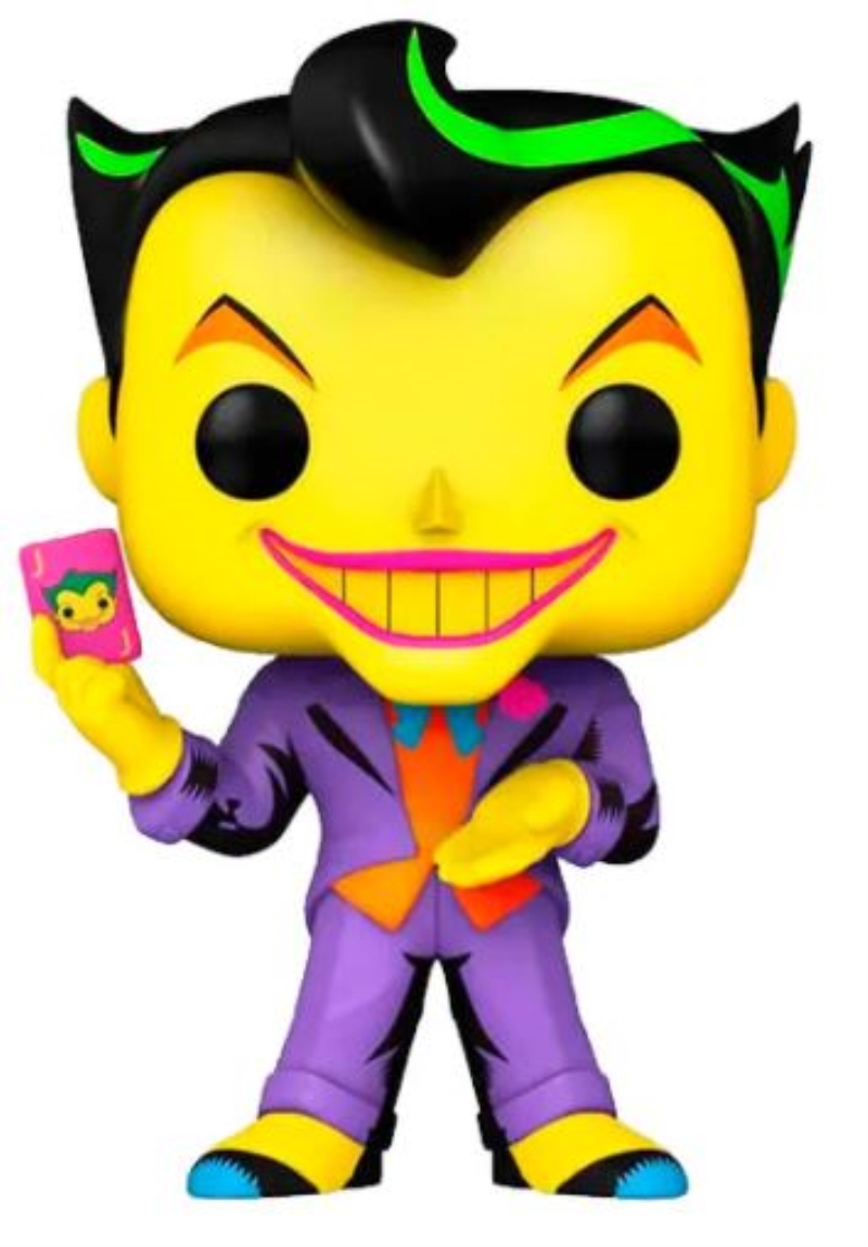 FUNKO ACTION FIGURES FUNKO POP DC: JOKER BLACK LIGHT FUNKO ACTION FIGURES FUNKO POP DC: JOKER BLACK LIGHT